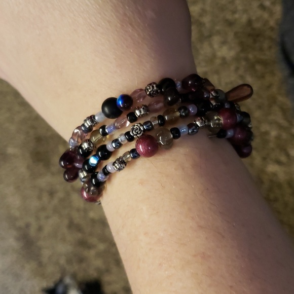 Set of handmade wrap bracelets - Picture 12 of 14